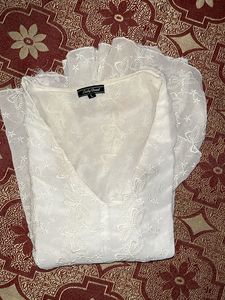 Off White Flare Sleeves