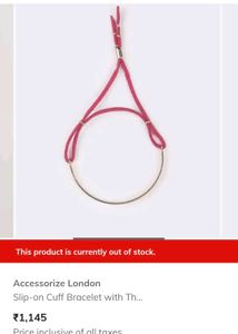 accessorize london bracelet stack