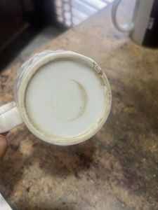 White Textured Mug