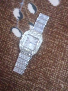 Sparkling Silver-Tone Watch
