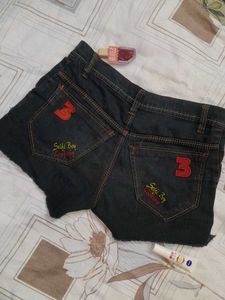 Micro Mini Denim Shorts