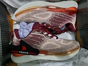 Trenz Running Shoes - Burgundy/Beige