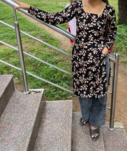 Floral Print Kurta