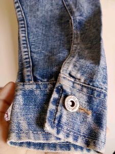 Real Cropped rider Denim jacket