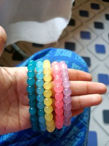 5-Colorful Bead Bracelets