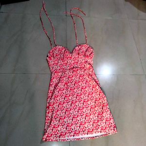 Floral Print Mini Dress