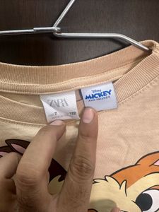 Chip and Dale Graphic Long Sleeve Tee