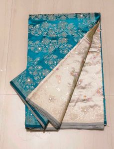 Elegant Blue Saree