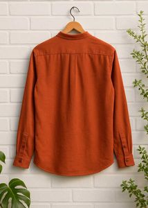 Orange Casual Shirt