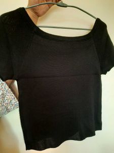 Black Pearl Embellished Sweater