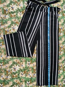 Striped &amp; Polka Dot Palazzo Pants