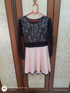 Black And Peach Tunic