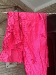 Libas High Slit Sequin Straight Kurta Set