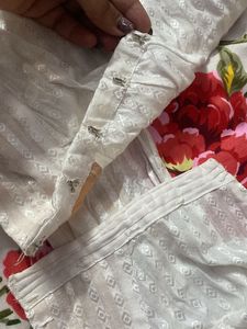 Stiched White Blouse