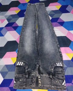 Stylish Grey Denim Jeans