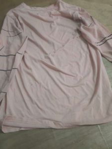 Pink Graphic Print Tee