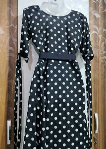 Polka Dot Midi Dress