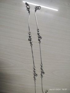 Pure Silver Anklet Used