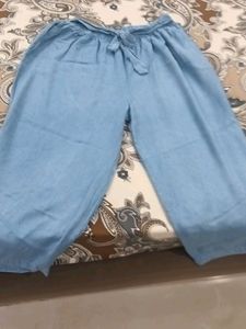 Cotton Denim Look Cullotes