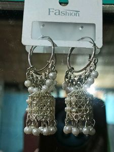 Hoop Jhumka Earrings