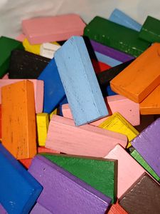 Wooden Dominoes Set