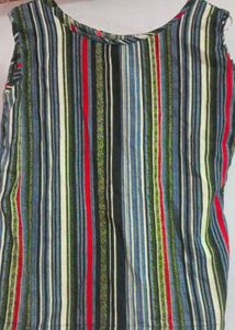 Striped Sleeveless Tank Top