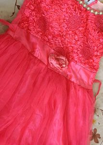 Red Nd Pink Party Dress