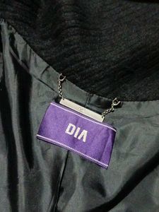 Black Woolen Coat ( DIA)( Booked)