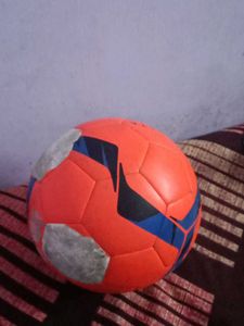 Orange and Blue Soccer Ball