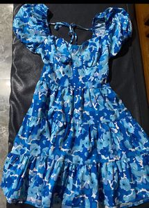 Floral Tiered Mini Dress
