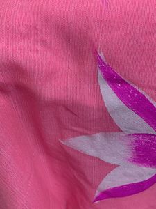 Pink Saree New With Tag
