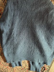 Blue Patterned Sweater