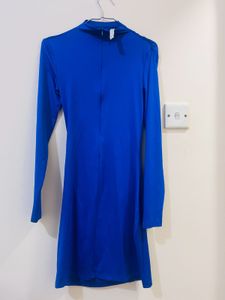 Blue Bodycon Mini Dress
