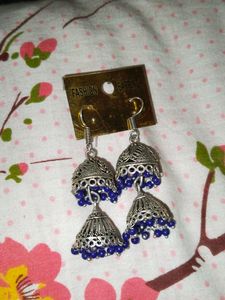 Oxidised Jhumka