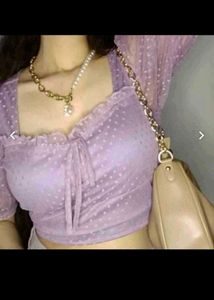 Athena Puff Sleeve corset top