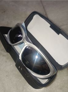 Y2K Silver Futuristic Sunglasses