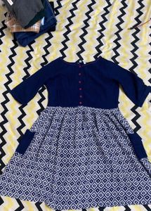 Cute Navy Blue Dress