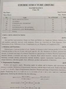 Class 11 Mathematics U-like Sample Papers