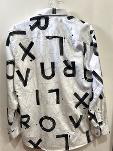 Printed Casual White Shirt