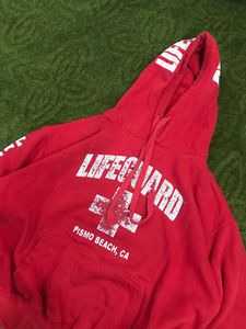 Vintage Red Hoodie