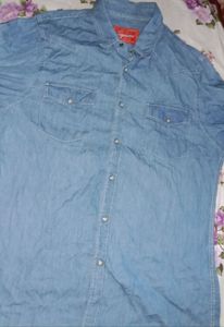 Unisex Blue Denim shirt