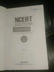 NCERT solutions Chemistry Class 12