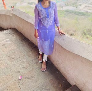 Mirror work kurti