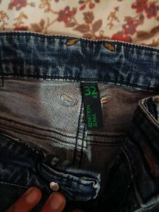 Blue Benetton Denim Jeans