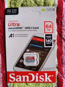 RS 464 Cash SanDisk Memory Card 64 gb