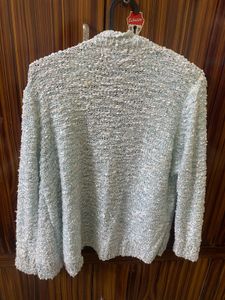 Light Blue Knit Cardigan