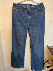 Wide Leg Denim Jeans
