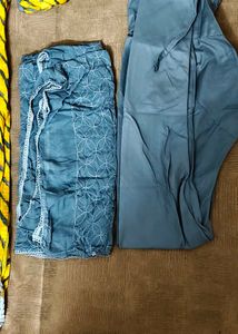 Yellow Striped Kurta Set