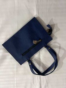 Navy Blue Tote Bag