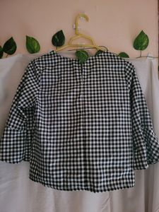 White Checked Shirt From MYNTHRA